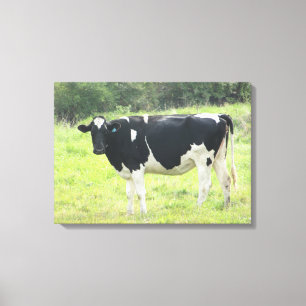 Cute Vache Laitière Photo Mur Toile Art