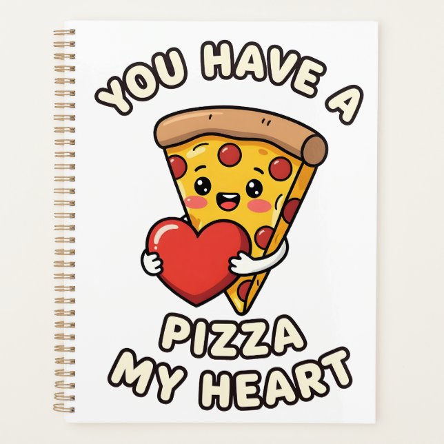 Cute Valentine Pizza Slice – Fun Romantic Gift for (Devant)