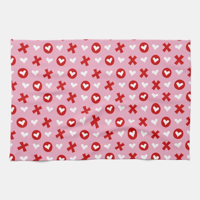 Cute Valentine Serviette de cuisine (Horizontal)