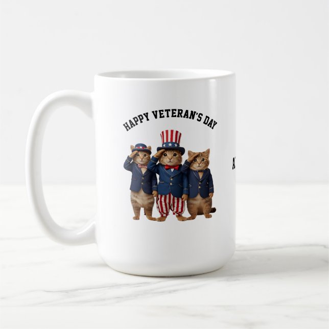 Cute Veteran's Day Mug (Gauche)