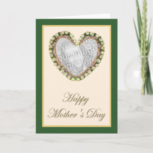 Cute Vintage Modèle photo du coeur floral