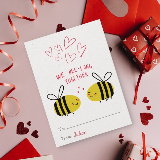 Cute We Bee-Long Ensemble Saint-Valentin Classe (Créateur téléchargé)