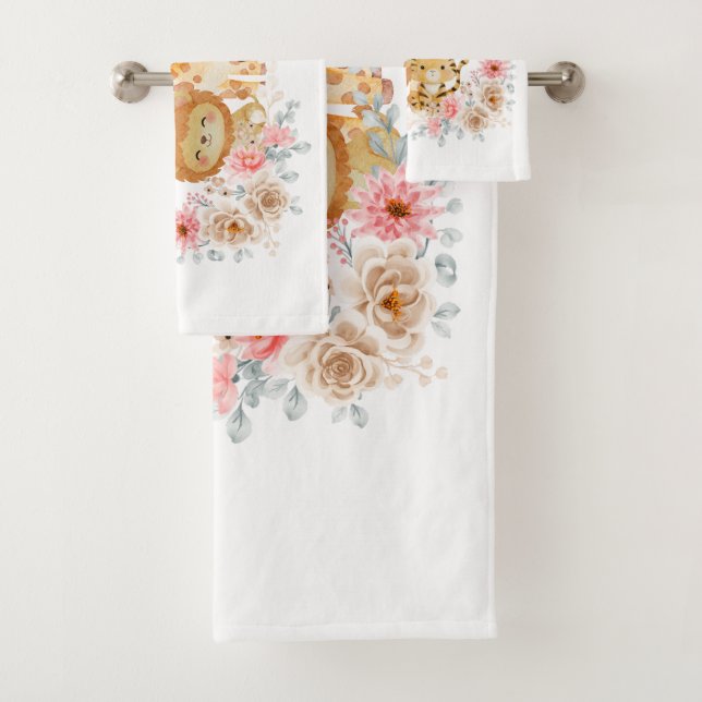 Cute Wild Animal Floral (En situation)