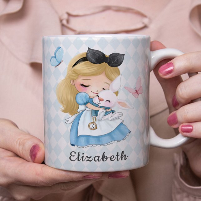 Cute Wonderland Anniversaire Café Mug (Créateur téléchargé)