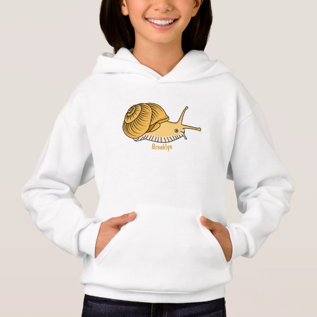 Cute yellow snail cartoon (Devant)