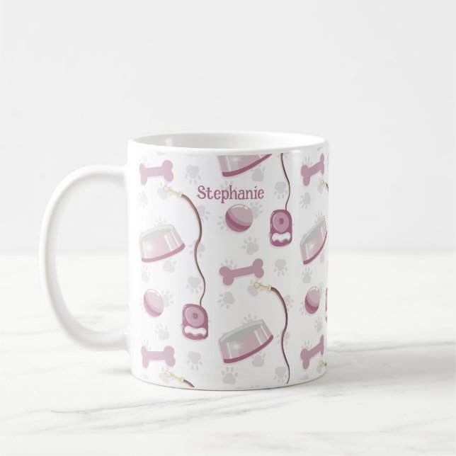 Cute Yorkshire Terrier Anniversaire Café Mug (Gauche)