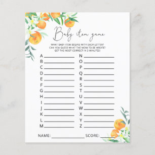 Cutie Baby Item Jeu. Jeu baby shower