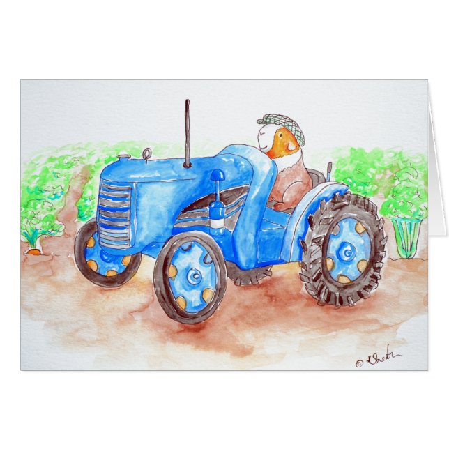 Cutie l'agriculteur Guinée Peinture de porc (Devant Horizontal)