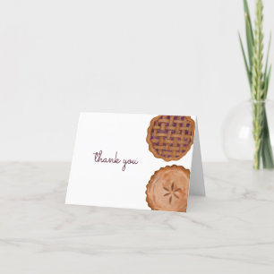 Cutie Pie Carte de remerciements Thanksgiving Baby