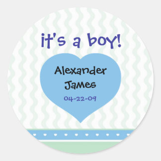 Cutietoots autocollant "C'est un garçon"