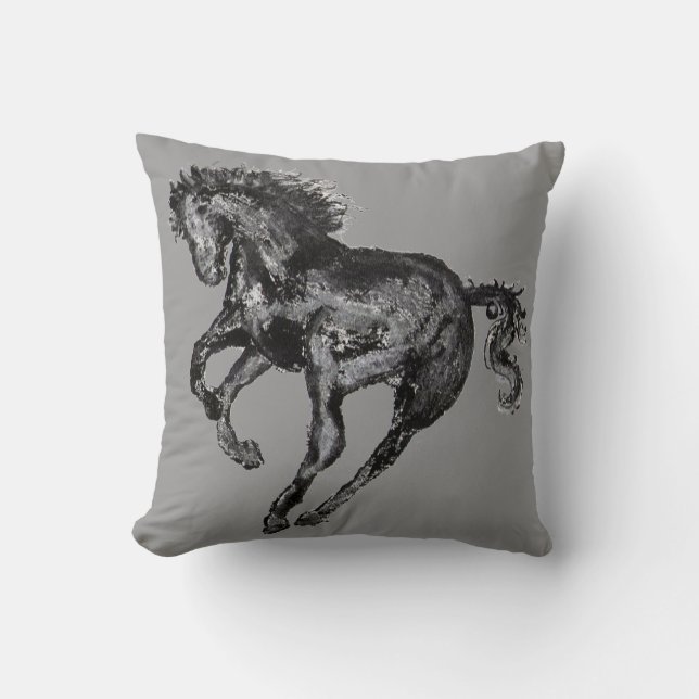 Cutomize votre propre coussin de cheval de couleur (Recto)