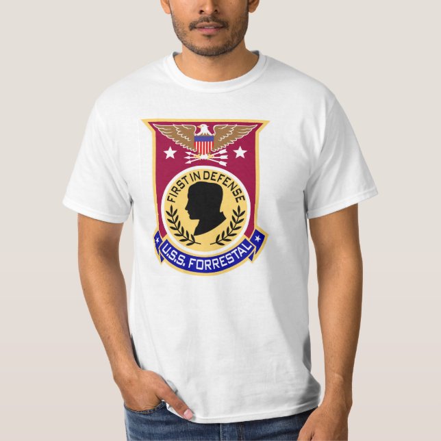 CVA-59, T-shirt d'USS Forrestal (Devant)