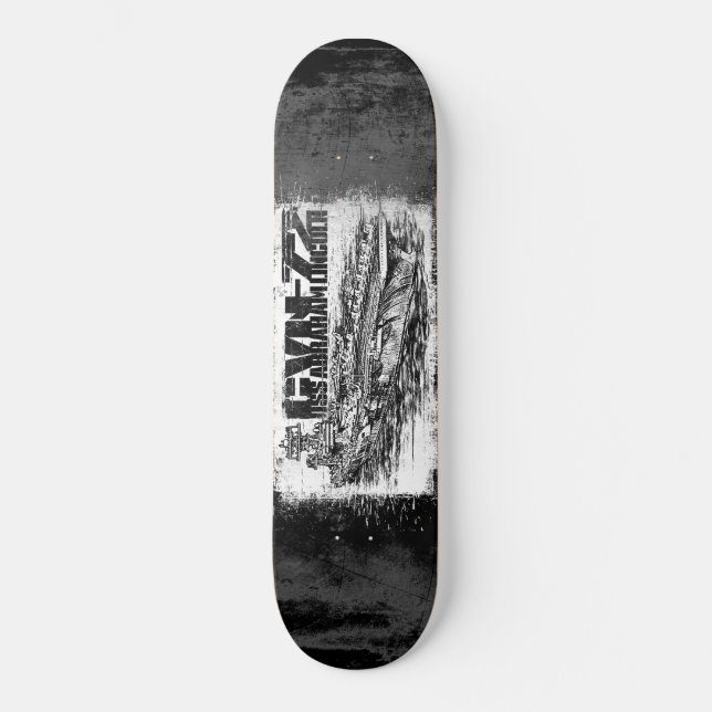 CVN-72 Abraham Lincoln 8 1/8" Skateboard (Recto)