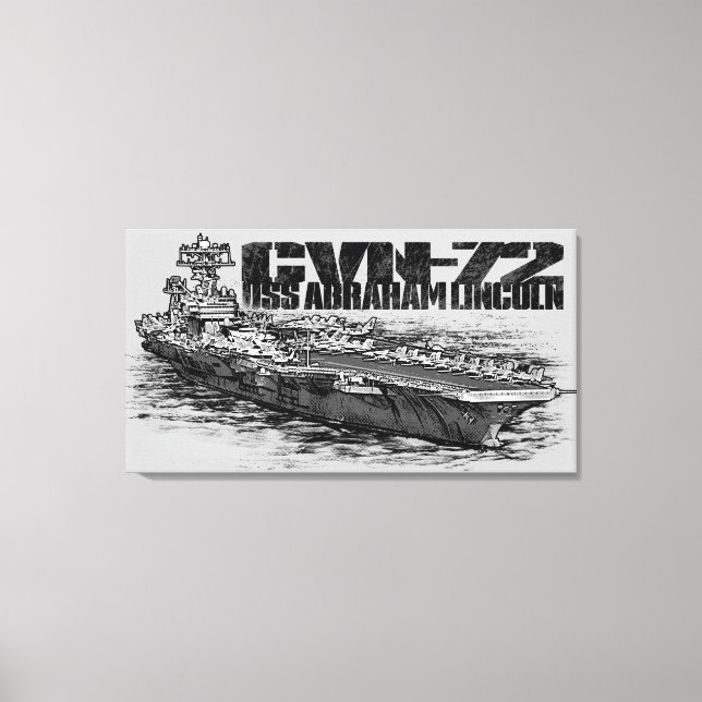 CVN-72 Abraham Lincoln Toile Enveloppée (Recto)