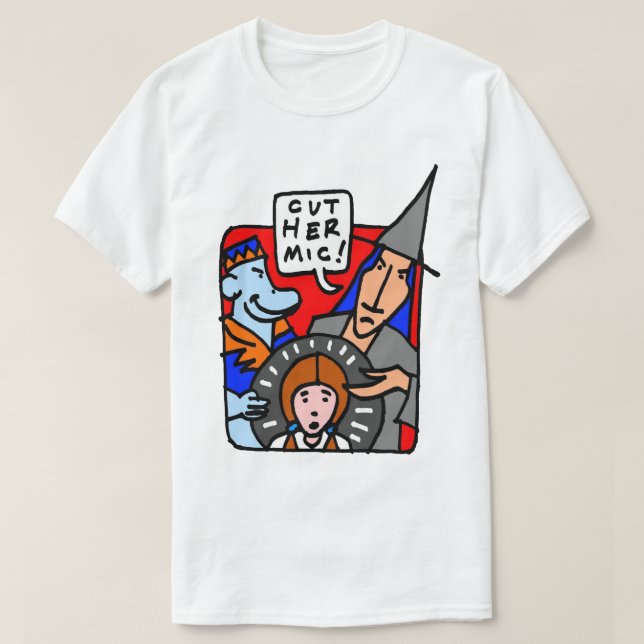 CVUSD Sonja Shaw "Coupez son micro !" T-shirt (Design devant)