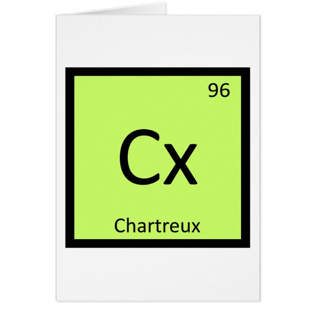 Cx - Chat du Chartreux Chimie Symbole du tableau p (Devant)