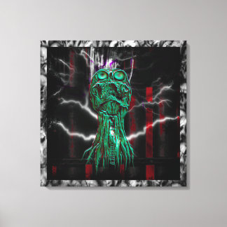 Cyber-cri Goth toile industrielle Imprimer