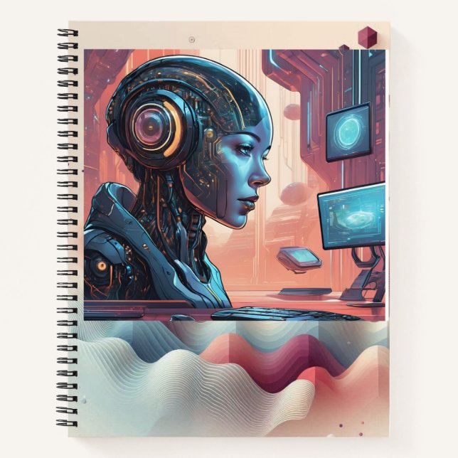 Cyber Girls : Carnet futuriste (Devant)