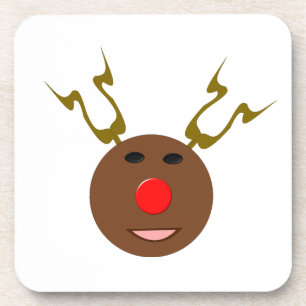 Cyber Noël Reindeer Cork Dessous de verre