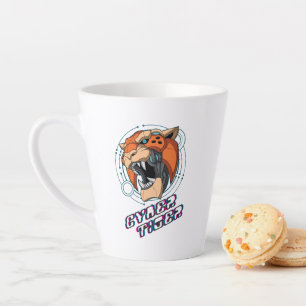 Cyber Tiger Latte Mug