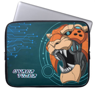 Cyber Tiger Sac à manches d'ordinateur portable
