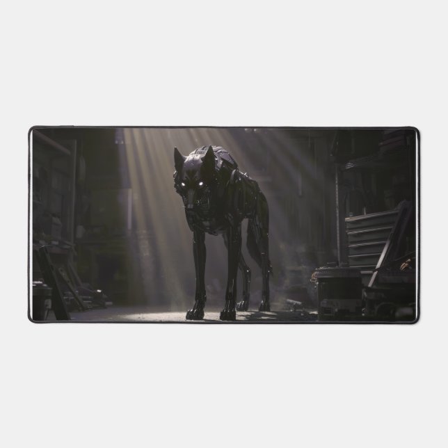 Cyber Wolf Gaming Mousepad (Recto)