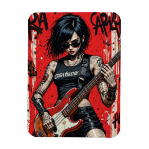 CyberBass Rebellion Flexible Magnet photo