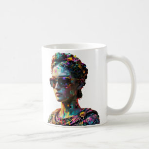Cyberpunk Grec Statue Mug - Vaporwave Aesthétique
