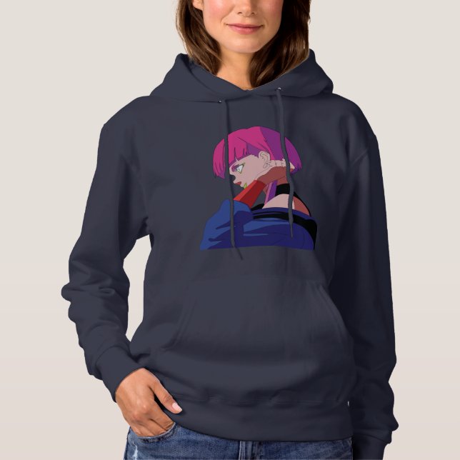 cyberpunk lucy femmes sweat - shirts à capuche (Devant)