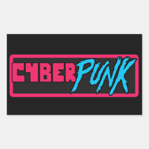 'Cyberpunk' - Sticker brillant