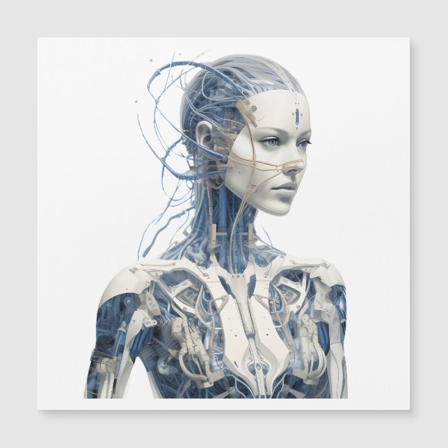 Cyborg Sci-fi moderne fille (Devant)