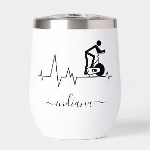 Cycle de rotation interne et motocyclistes Heartbe