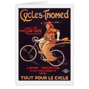 Cycles Tnomed "annonce française vintage de vélo