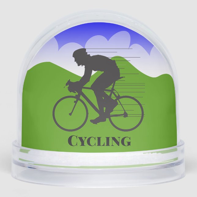 Cycling Sport Design Snow Globe (Avant)