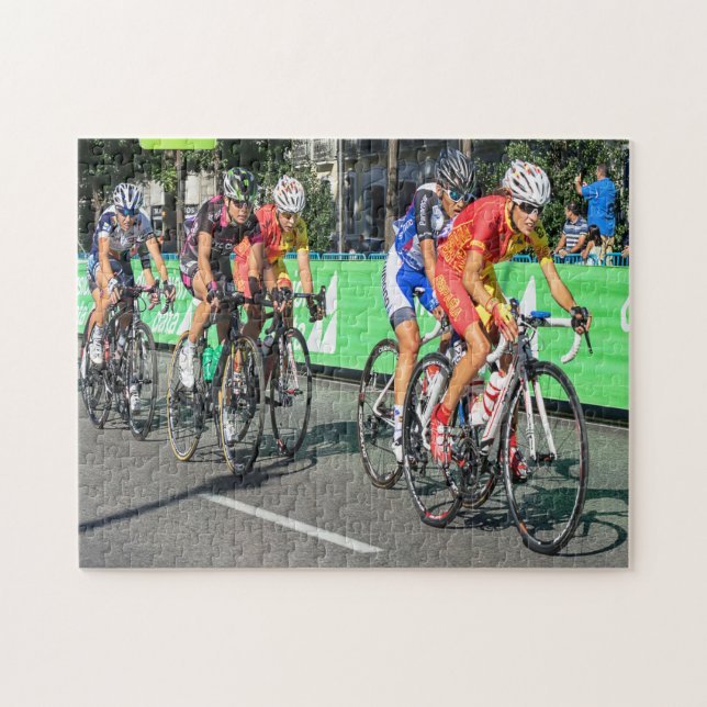 Cycling Tour de France Race  Jigsaw Puzzle (Horizontal)