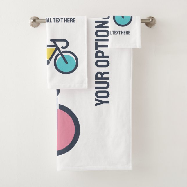 Cyclisme de texte personnalisé (En situation)