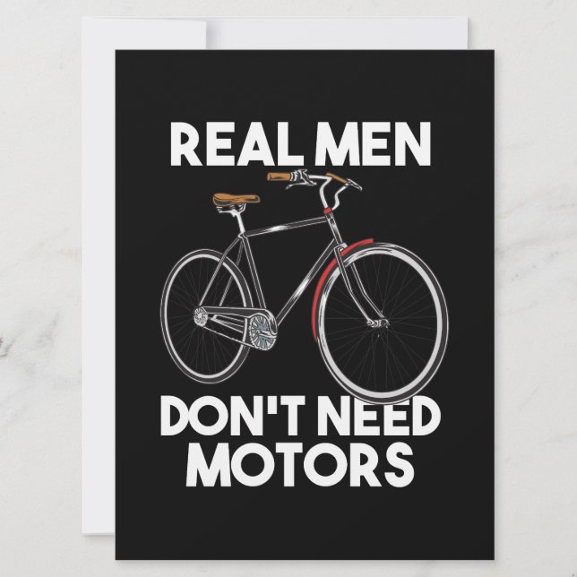 Cyclisme - Les vrais hommes n'ont pas besoin de mo (Devant)