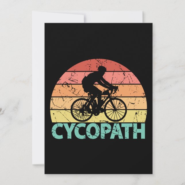 Cycliste Cycliste amusant Cycopath (Devant)
