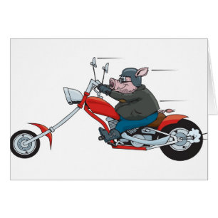 Cycliste de porc