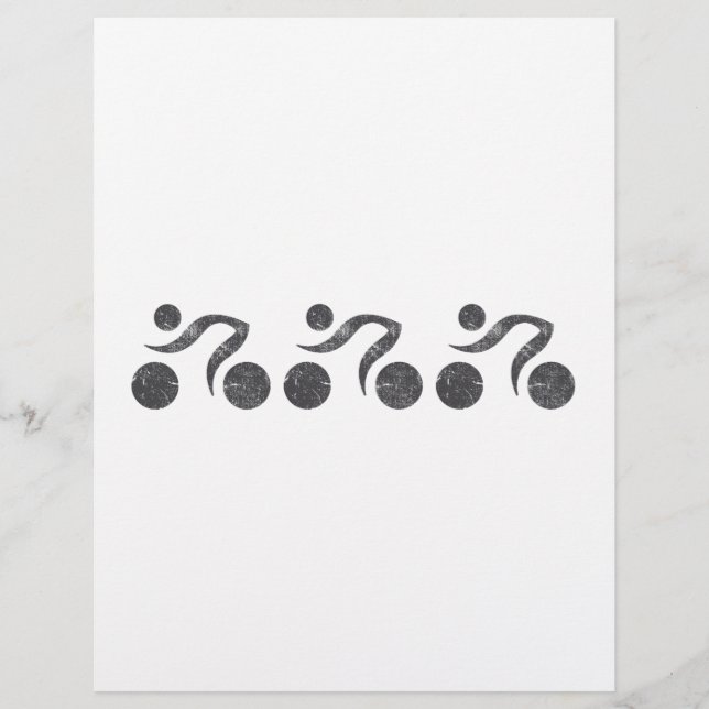 Cyclistes en gris (Devant)