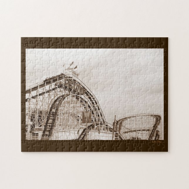 Cyclone Rollercoaster Jigsaw Puzzle (Horizontal)