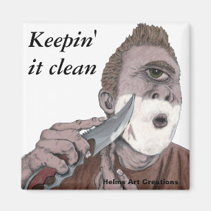 Cyclops grecs Couteau Rasoir Magnets
