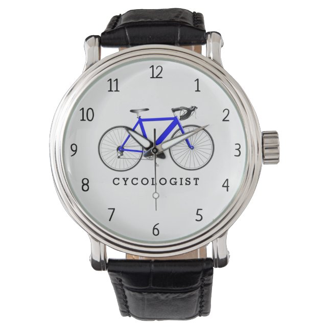 Cycologiste Montre Bicyclette Bleue (devant)