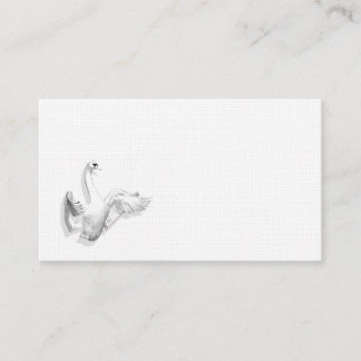 Cygne blanc - carte de visite