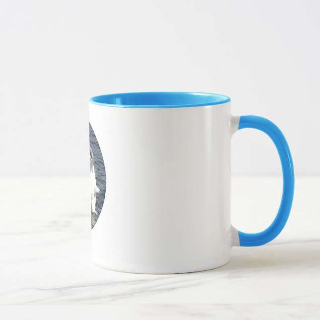 Cygne de trompettiste - tasse de Birding d'amour (Droite)