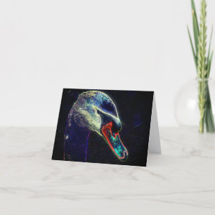 Cygne royal Art abstrait de la nature