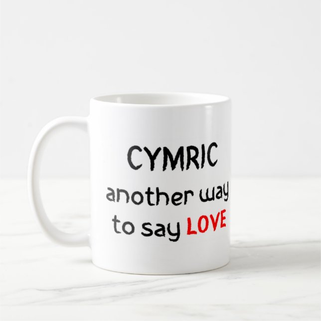 cymric amour café tasse (Gauche)