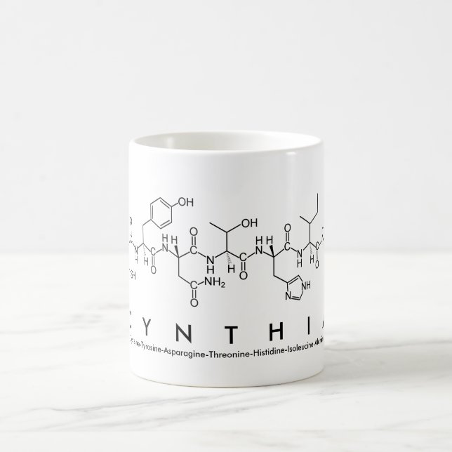 Cynthia peptide nom mug (Centre)