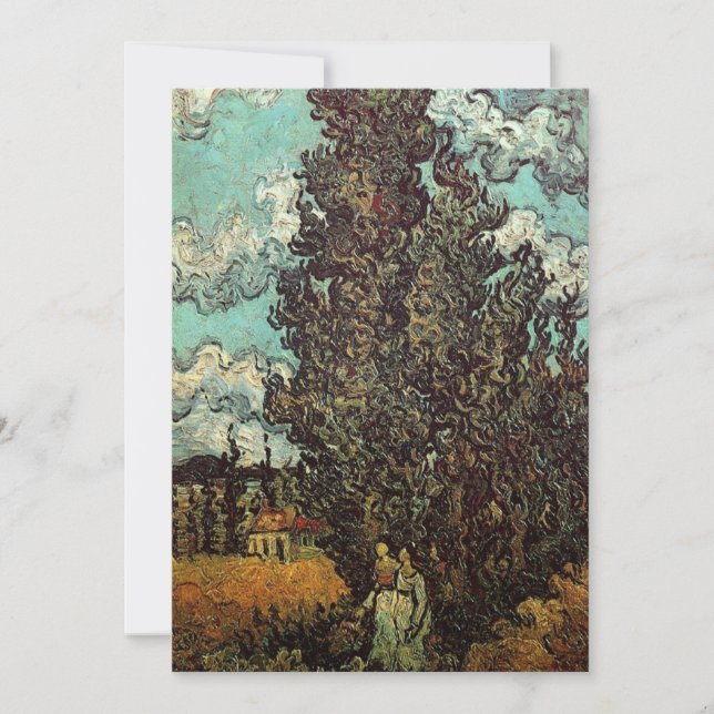 Cyprès et Deux Femmes de Vincent van Gogh (Devant)