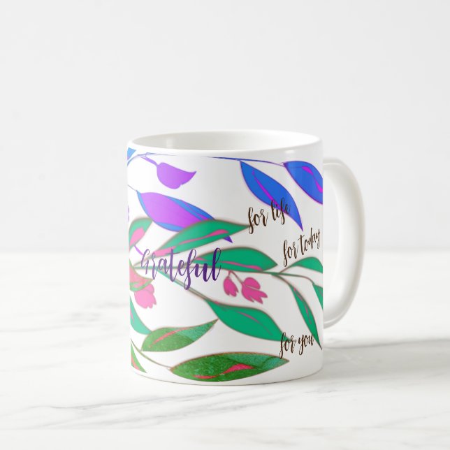 Cypress Affirmation Quotidienne Café Mug (Devant droit)